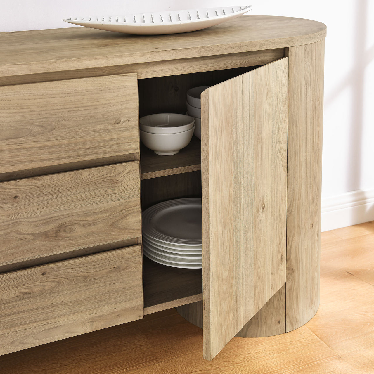 Ellery Credenza, Cream