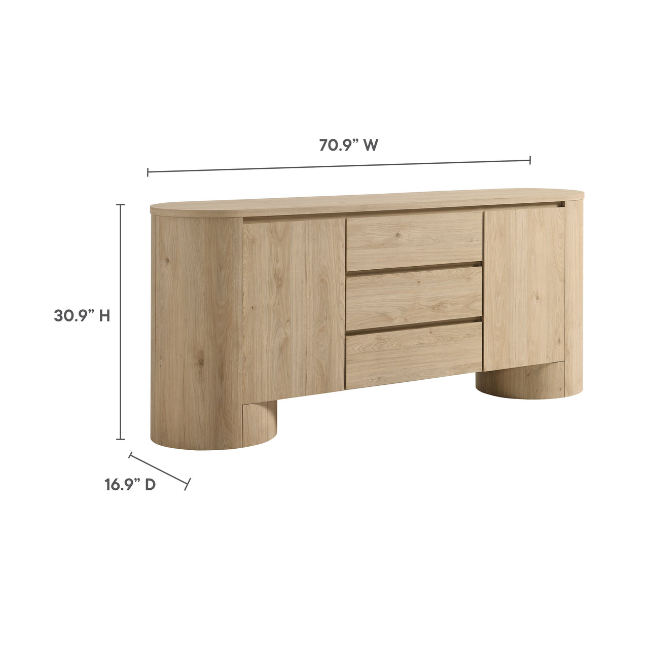 Ellery Credenza, Cream