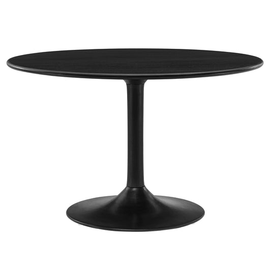 Ensemble Round Dining Table, Large, Black