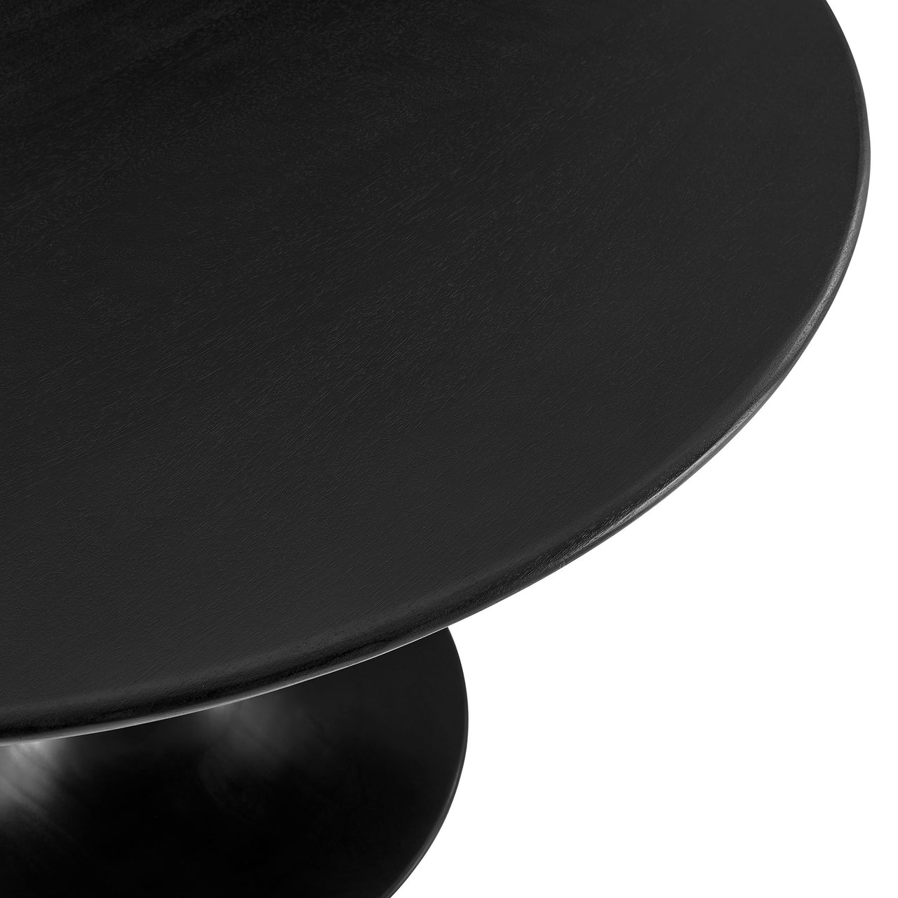 Ensemble Round Dining Table, Large, Black