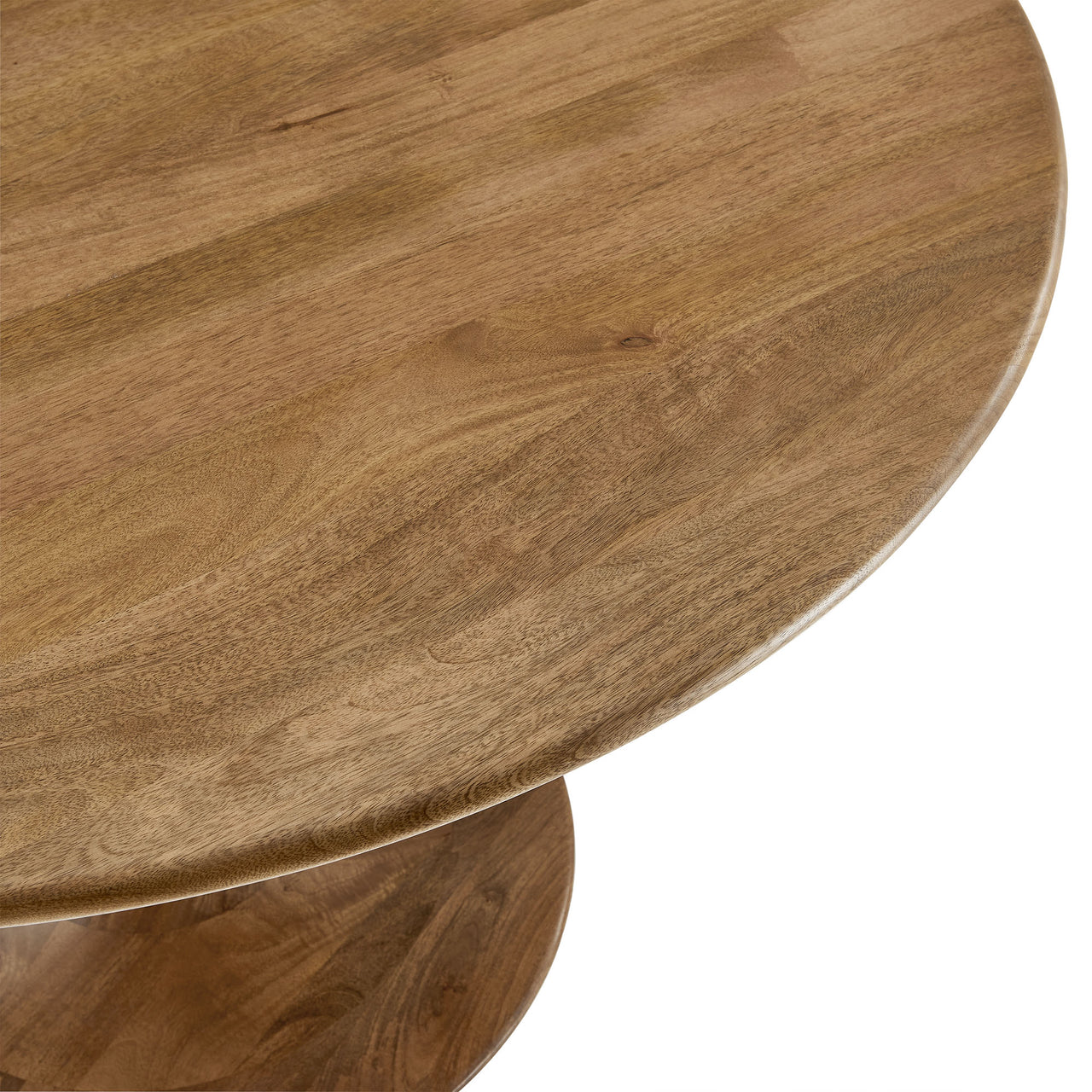 Ensemble Round Dining Table, Large, Natural Wood