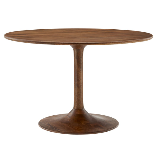 Ensemble Round Dining Table, Large, Walnut