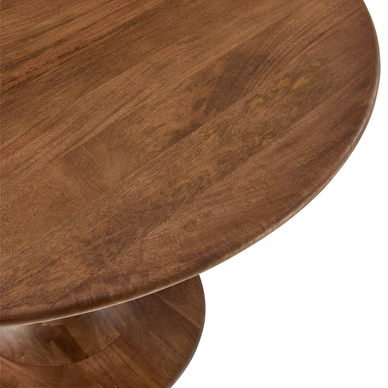 Ensemble Round Dining Table, Large, Walnut
