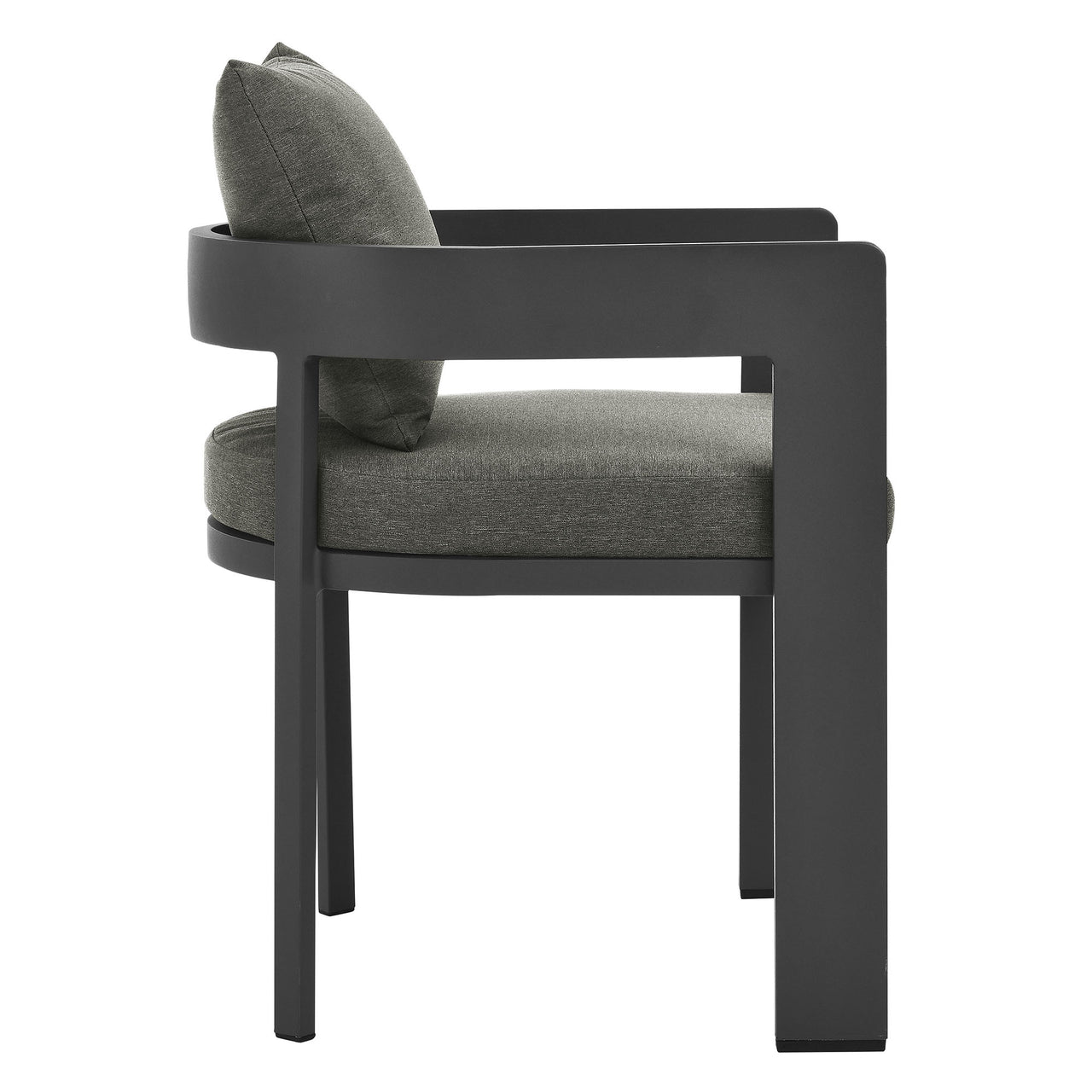 Tahlor Alfresco Dining Chair, Gray & Charcoal
