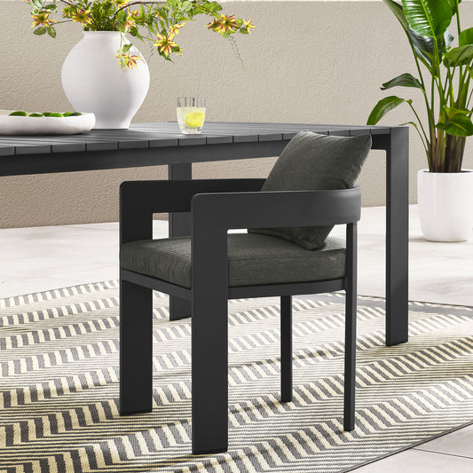 Tahlor Alfresco Dining Chair, Gray & Charcoal