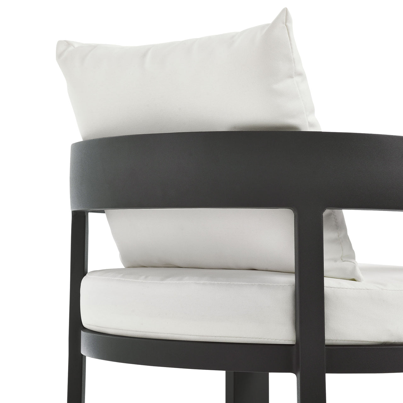 Tahlor 5-Piece Alfresco Dining Set, Gray & White