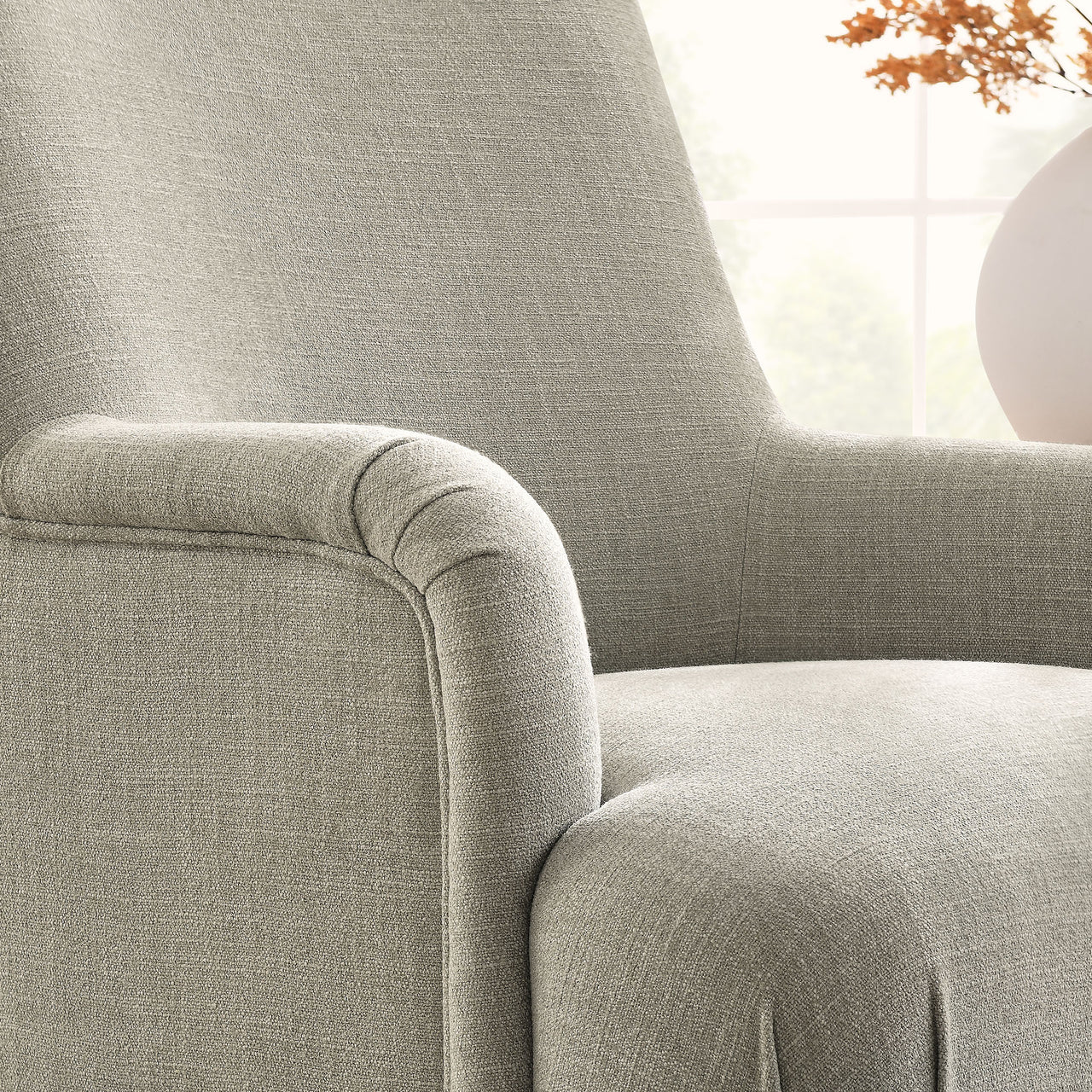 Regalia Fabric Accent Chair, Linen