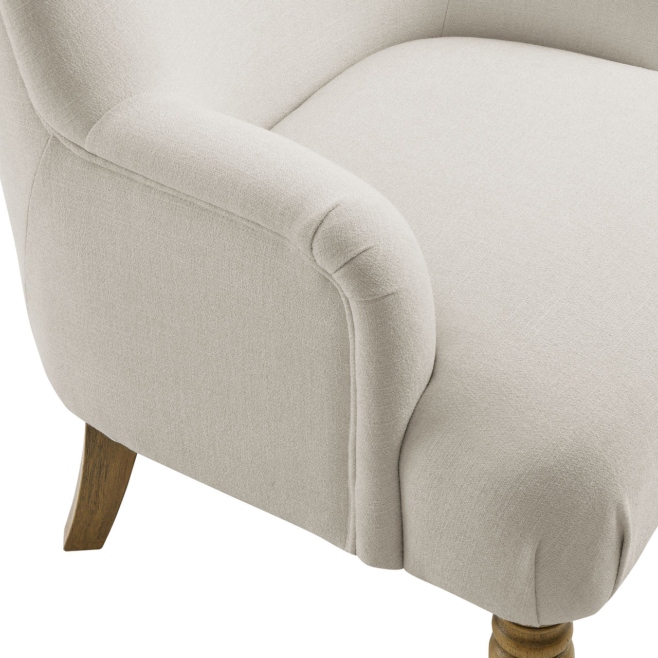 Regalia Fabric Accent Chair, Sand