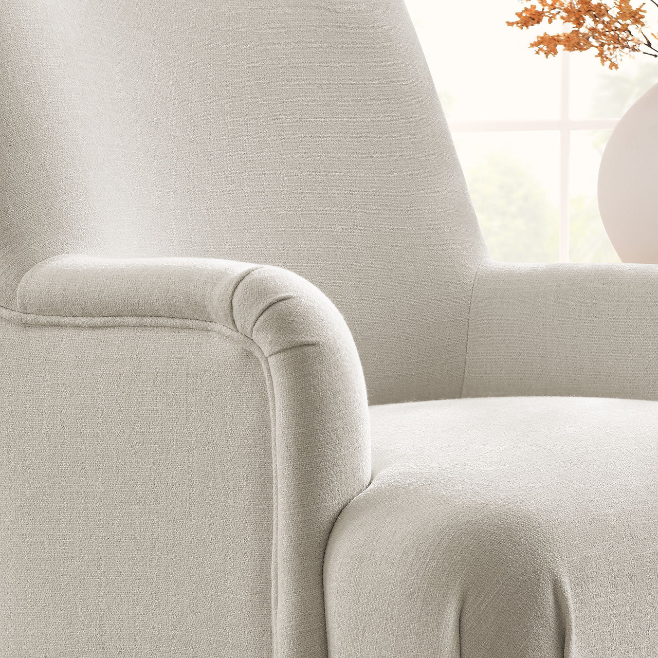 Regalia Fabric Accent Chair, Sand