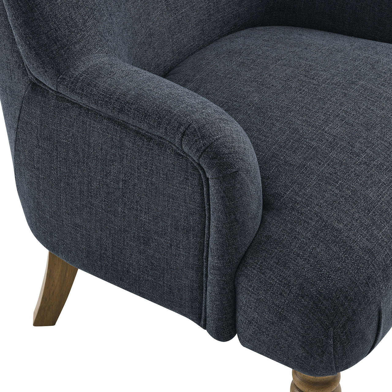 Regalia Fabric Accent Chair, Slate