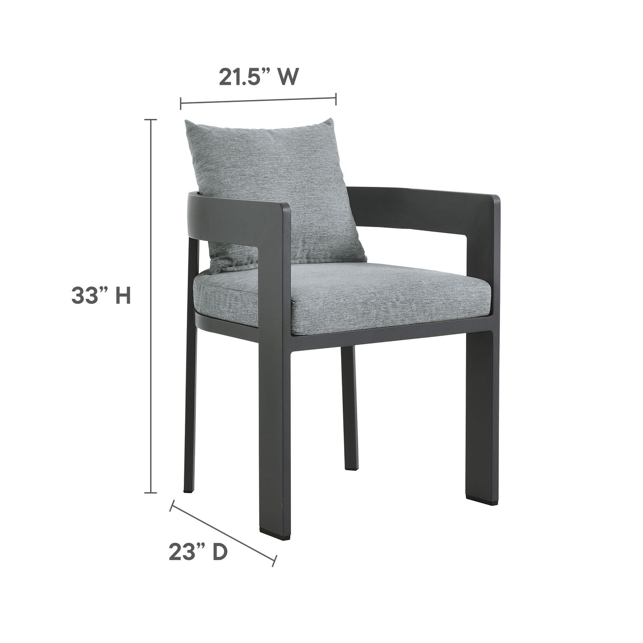 Tahlor 9-Piece Alfresco Dining Set, Gray