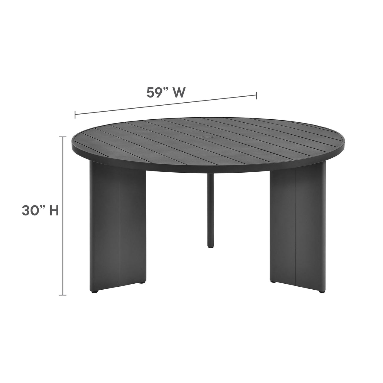 Tahlor 5-Piece Alfresco Dining Set, Gray & Charcoal