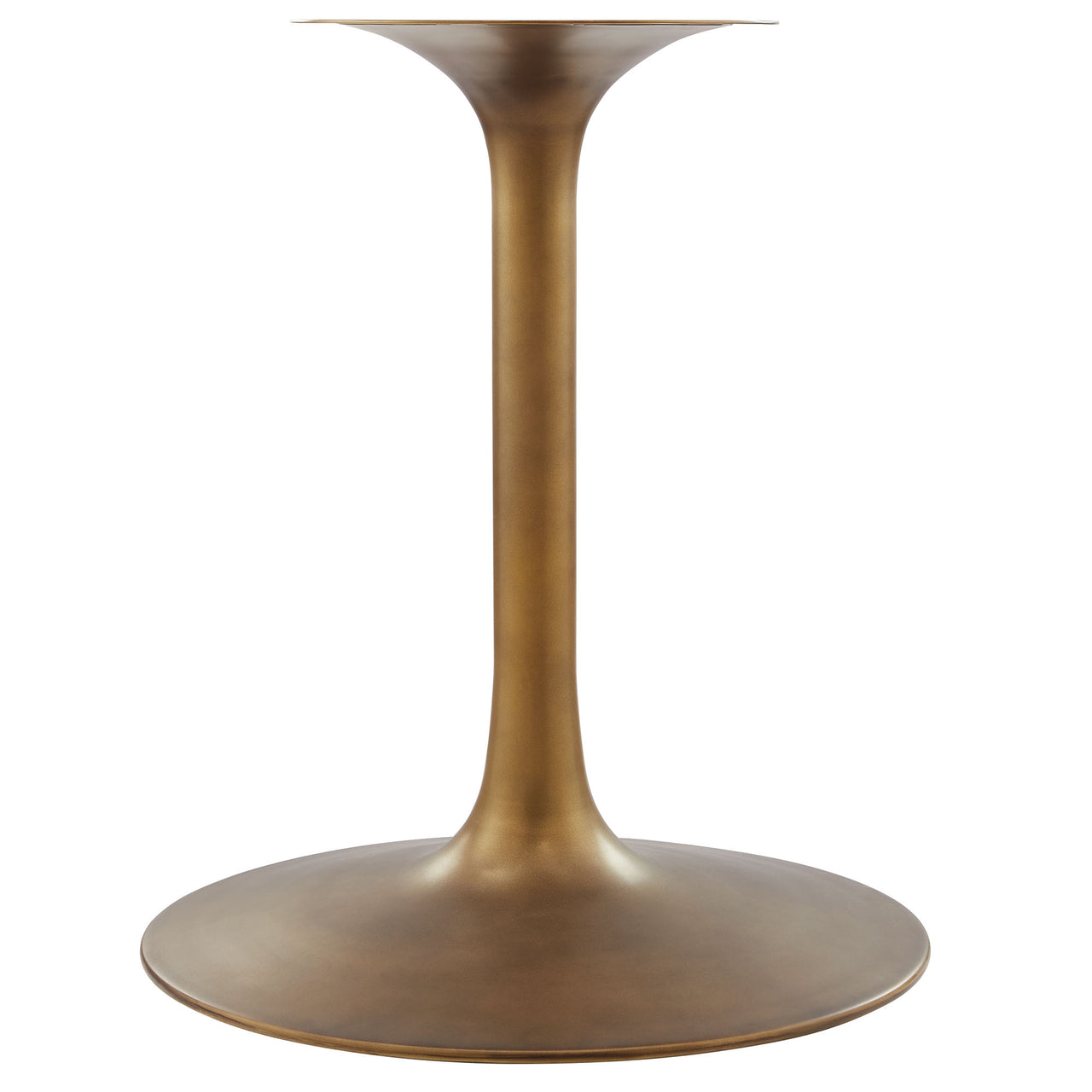Ensemble Round Dining Table, XXL, Brass & Walnut