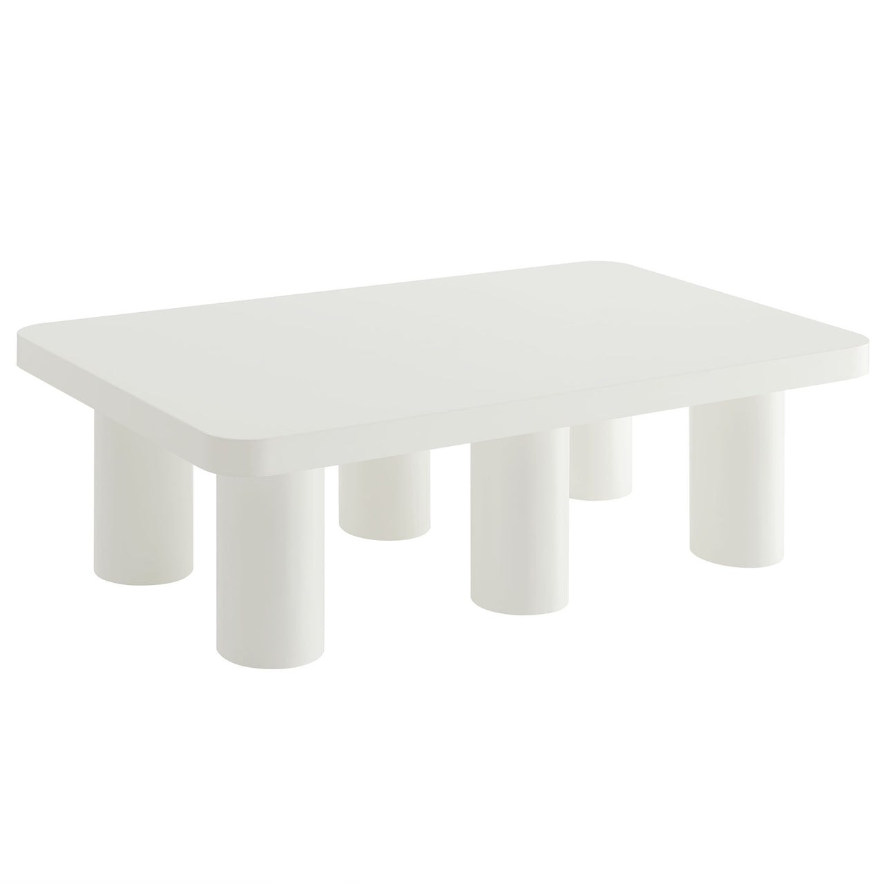 Laventh Coffee Table, White