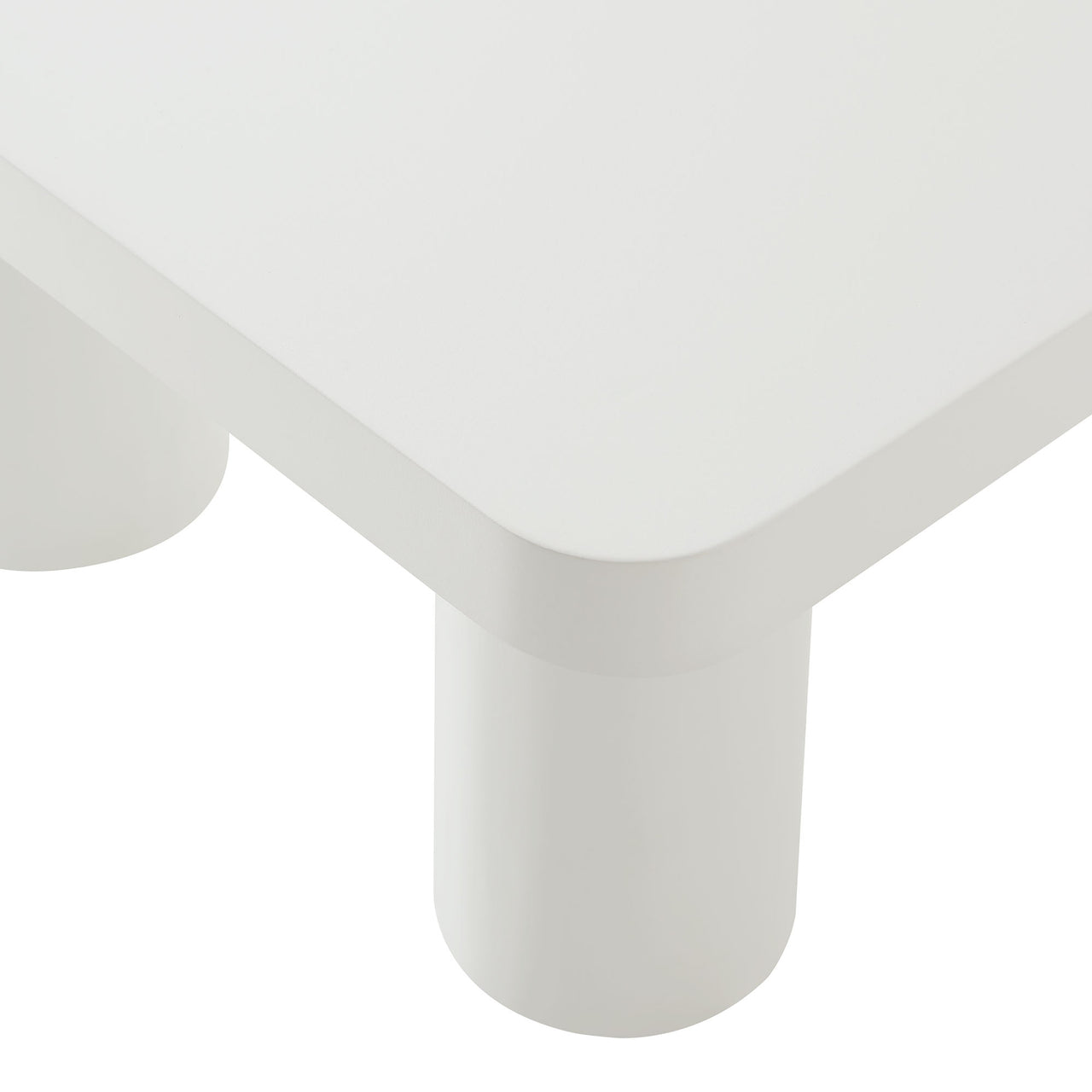 Laventh Coffee Table, White