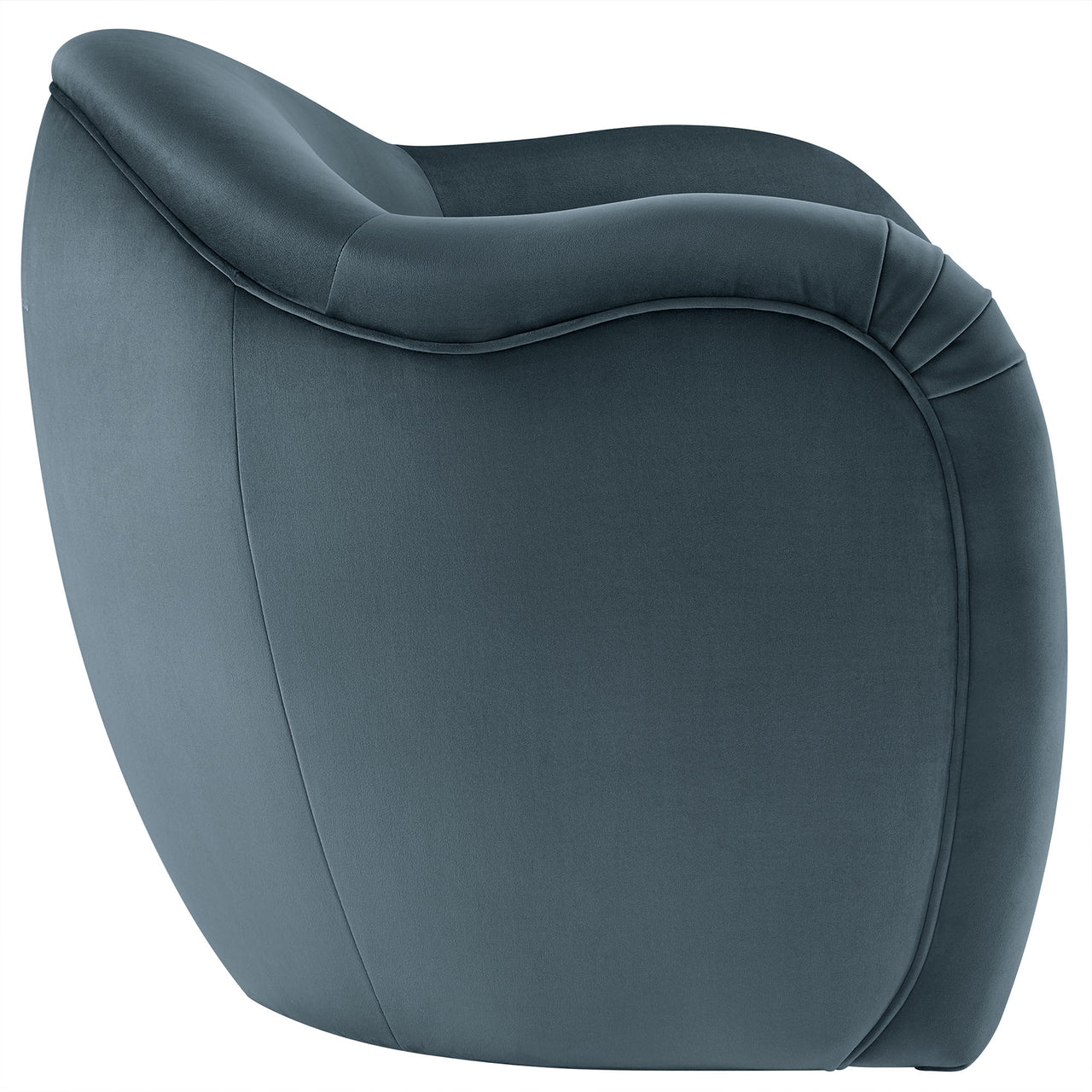 Roux Velvet Accent Chair, Slate