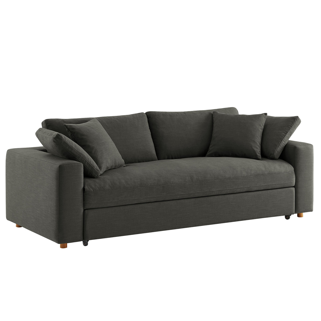 Angelic Cloudblend Sleeper Sofa, Gray