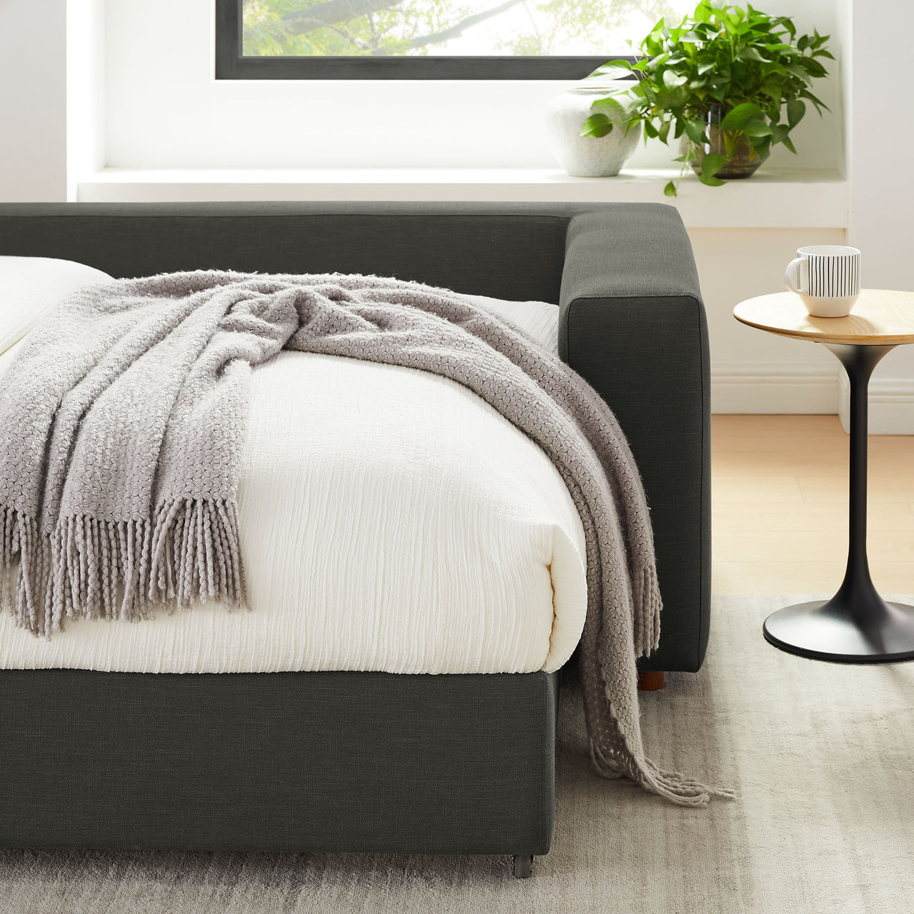 Angelic Cloudblend Sleeper Sofa, Gray