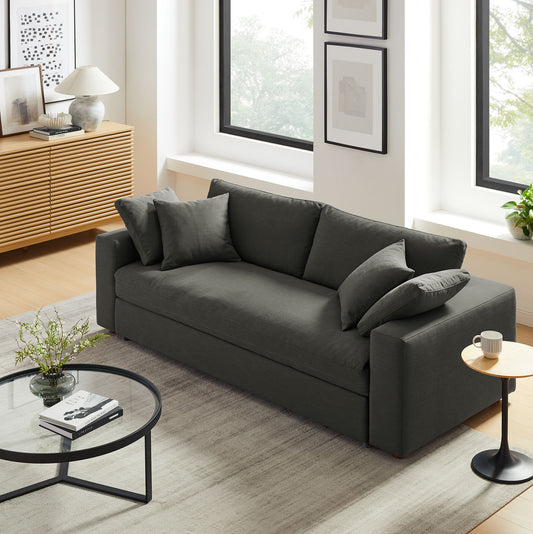 Angelic Cloudblend Sleeper Sofa, Gray