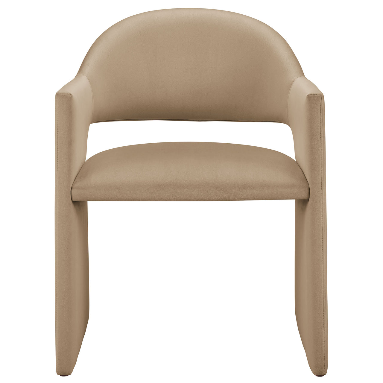 Heirachy Velvet Dining Armchair, Taupe