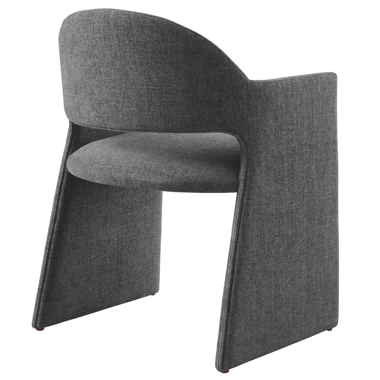 Heirachy Fabric Dining Armchair, Charcoal