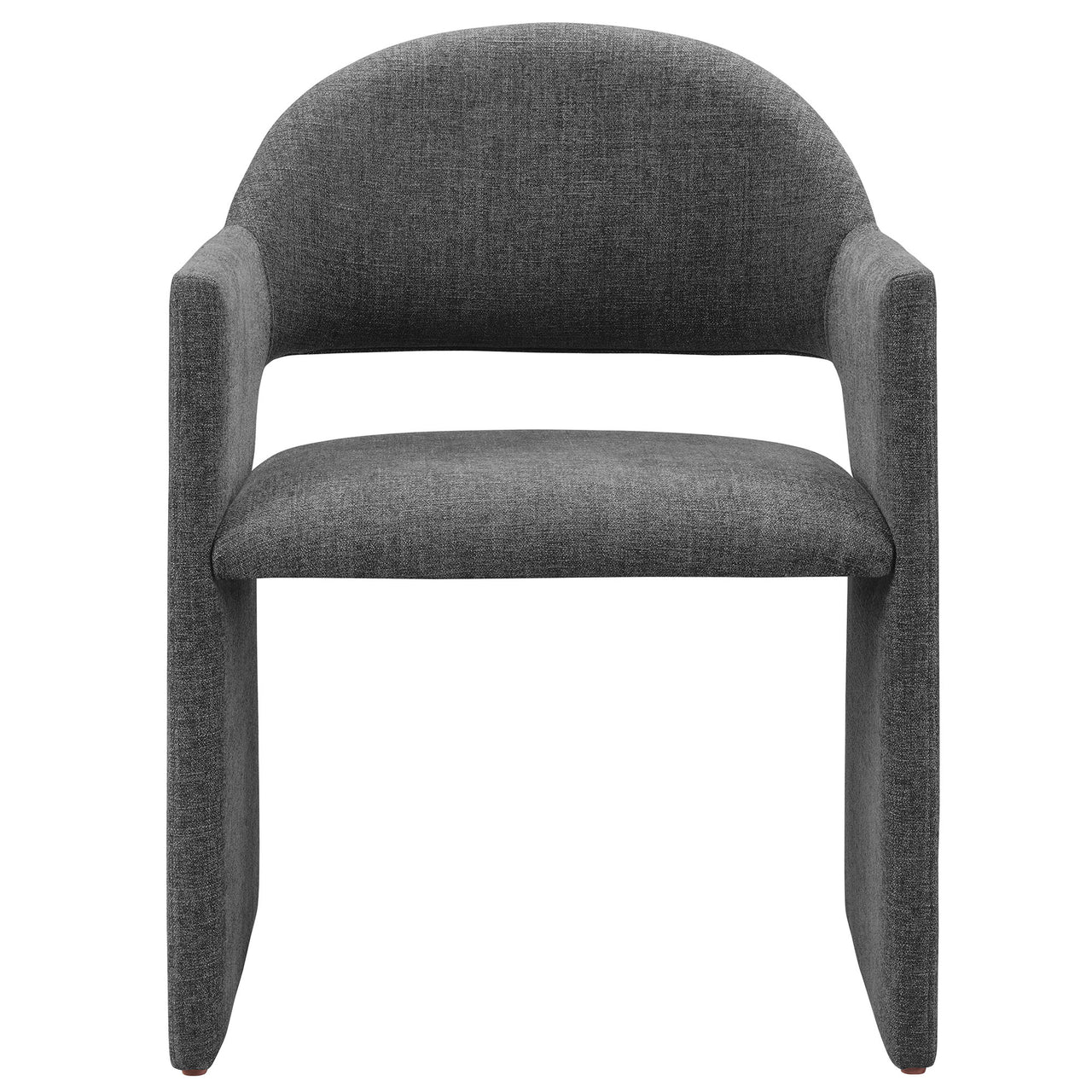 Heirachy Fabric Dining Armchair, Charcoal
