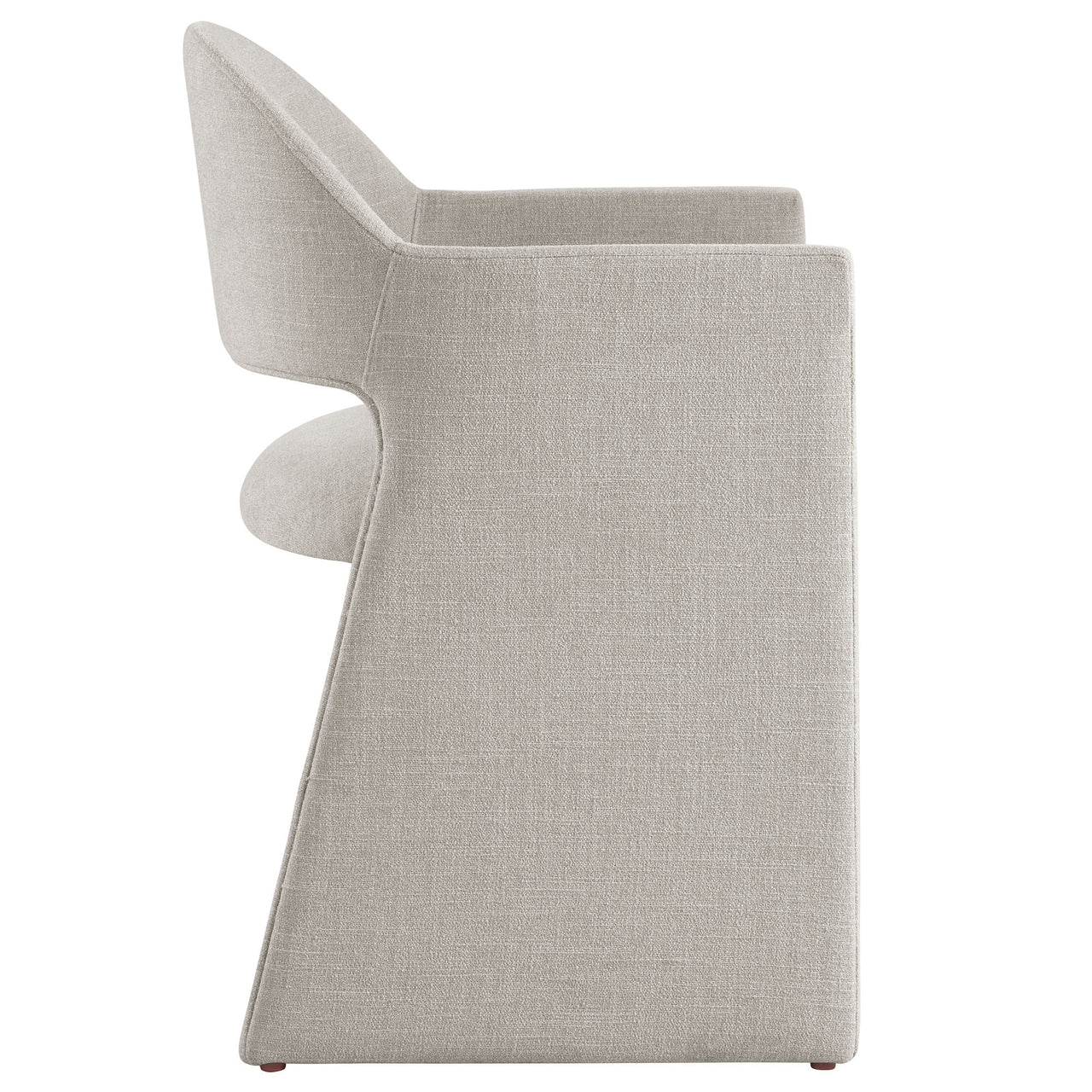 Heirachy Fabric Dining Armchair, Linen