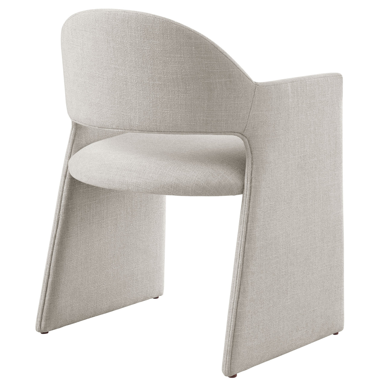 Heirachy Fabric Dining Armchair, Linen
