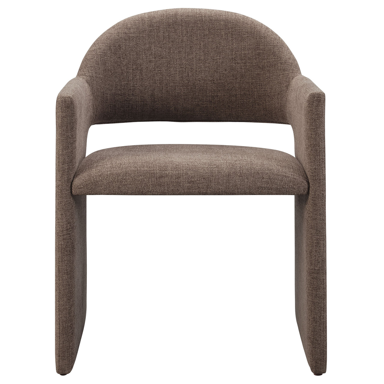 Heirachy Fabric Dining Armchair, Mocha