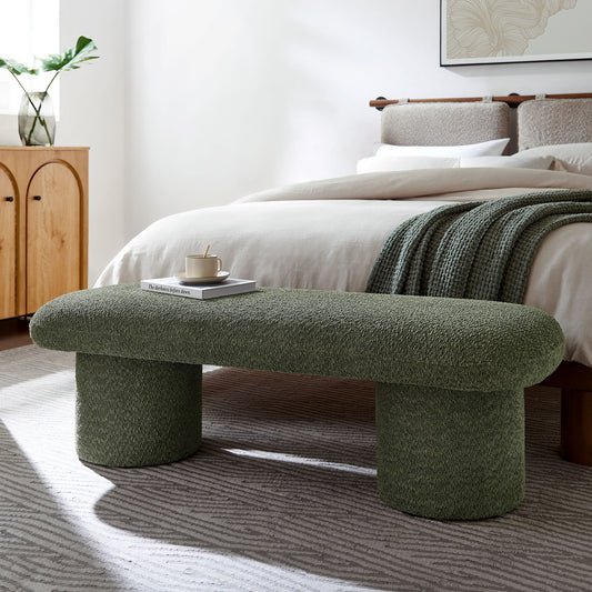 Fission Chenille Bench, Sage