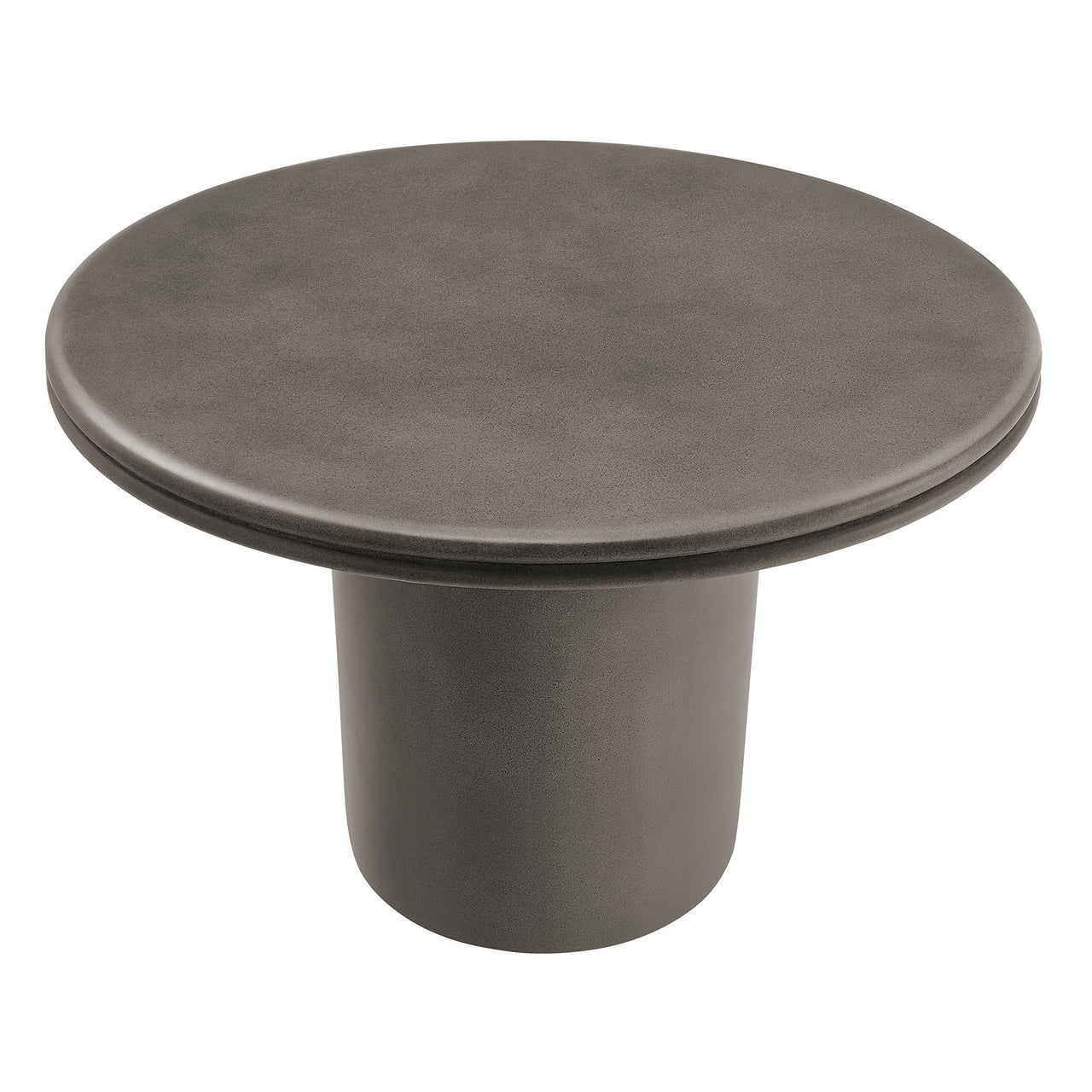 Brynn Indoor | Outdoor Concrete 5-Piece Dining Table Set, Gray
