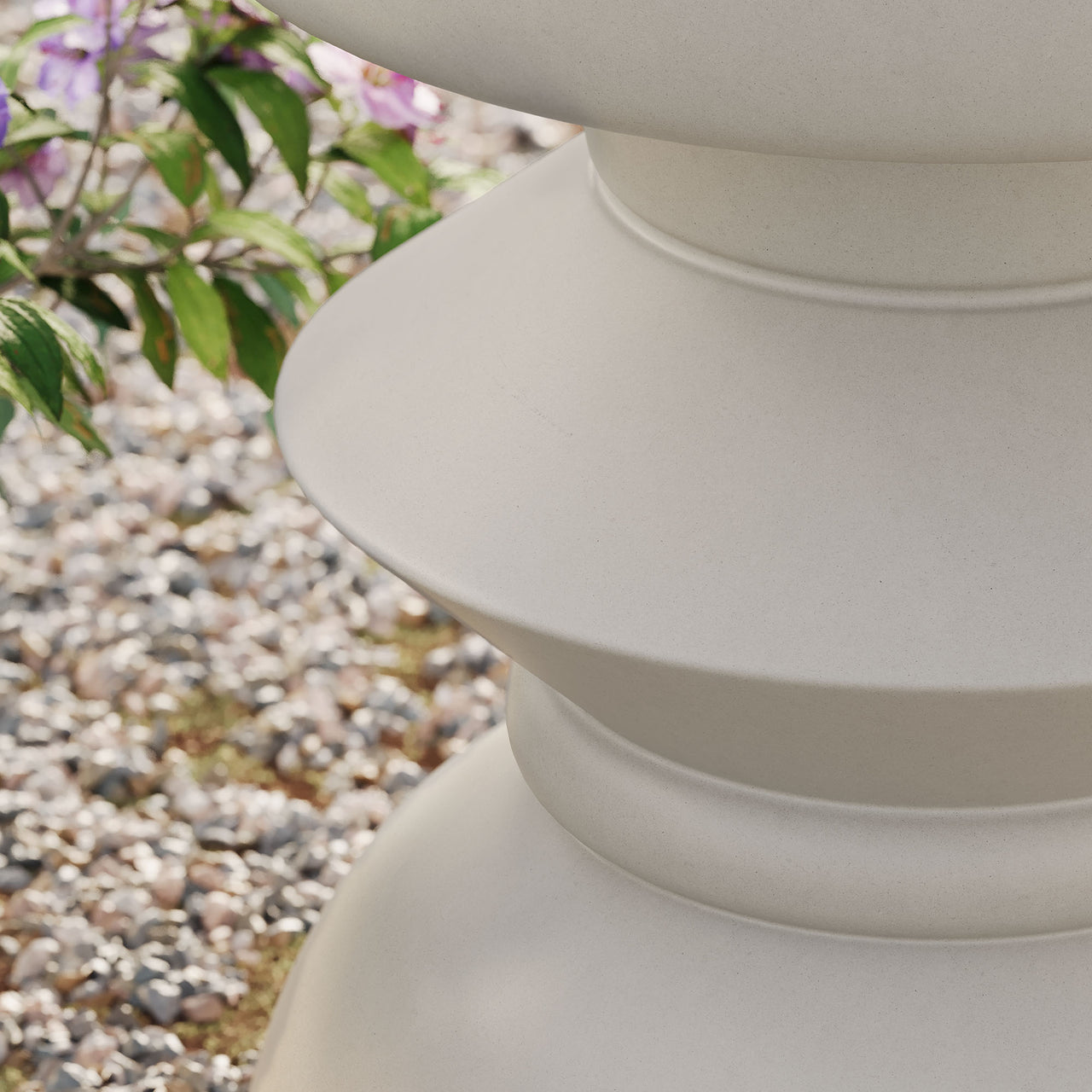 Cevrelle Indoor | Outdoor Concrete Side Table, Light Gray