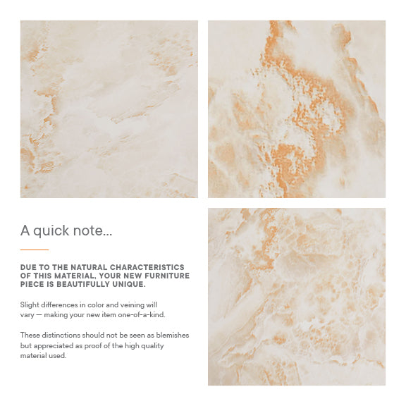 Vintari Indoor | Outdoor Concrete Coffee Table, Honey Onyx