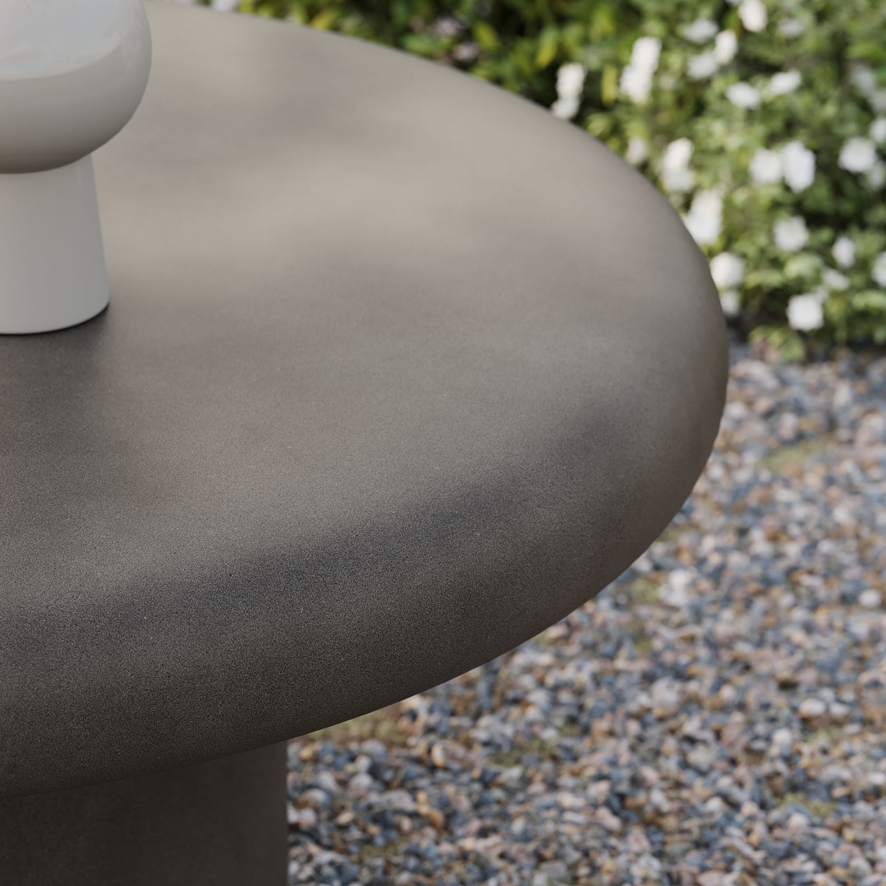 Therra Indoor | Outdoor Concrete Coffee Table, Gray