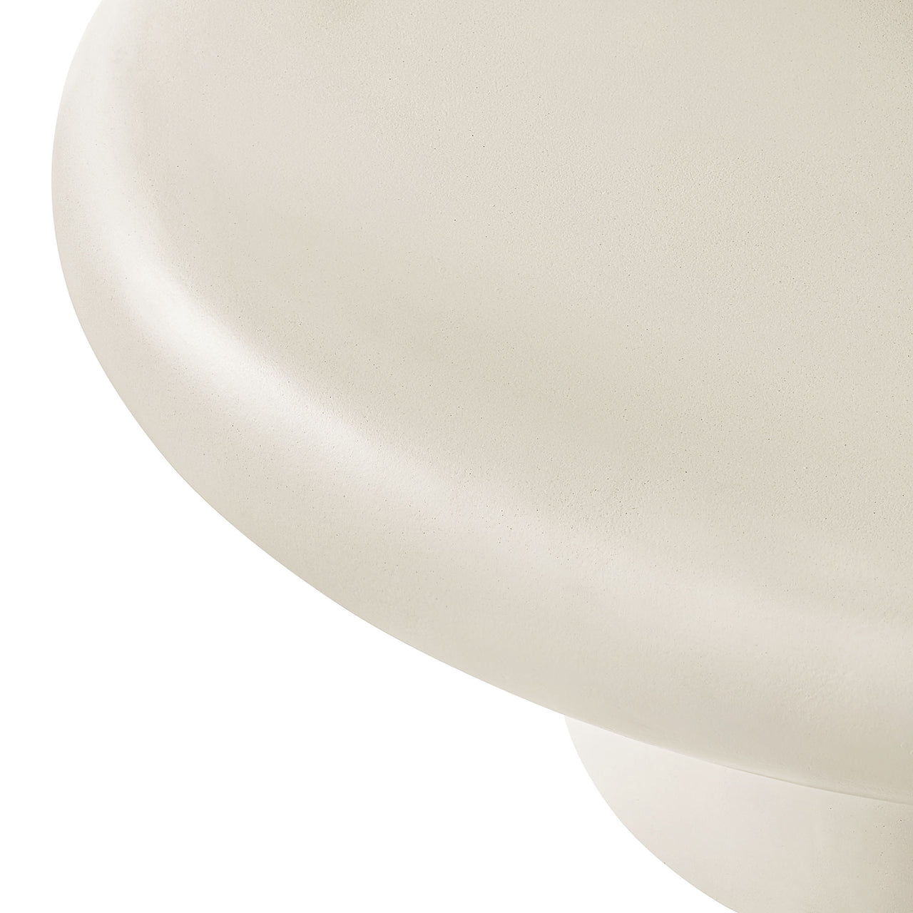 Therra Indoor | Outdoor Concrete Coffee Table, White