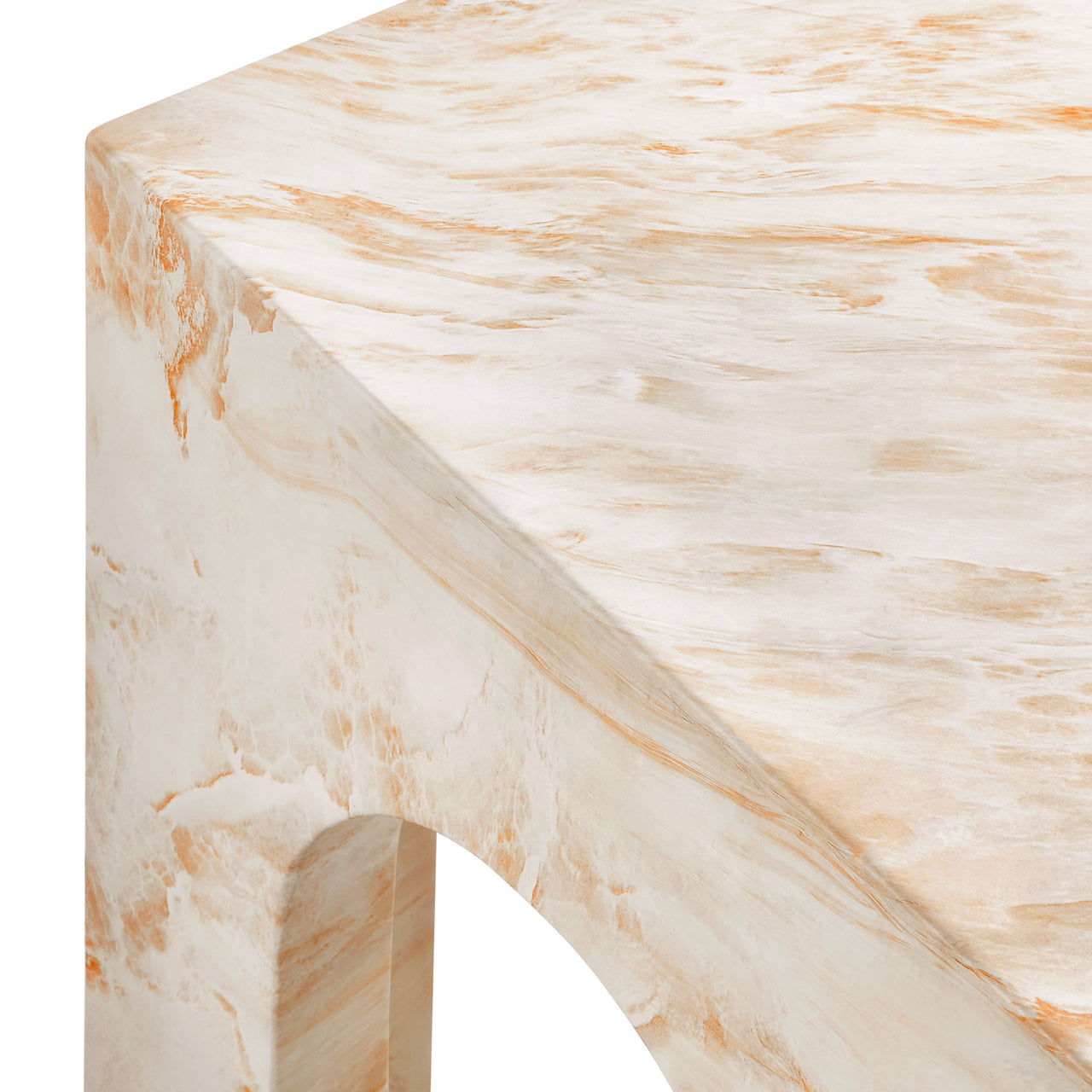 Cloister Indoor | Outdoor Side Table, Honey Onyx