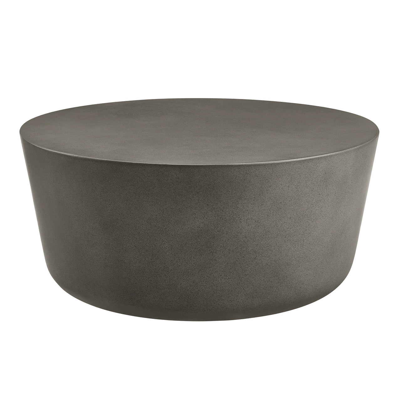 Brynn Round Indoor | Outdoor Concrete Coffee Table, Gray