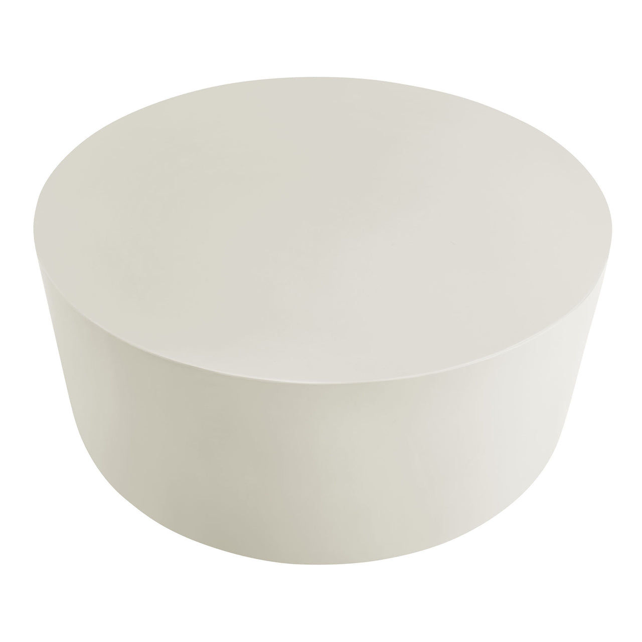 Brynn Round Indoor | Outdoor Concrete Coffee Table, White