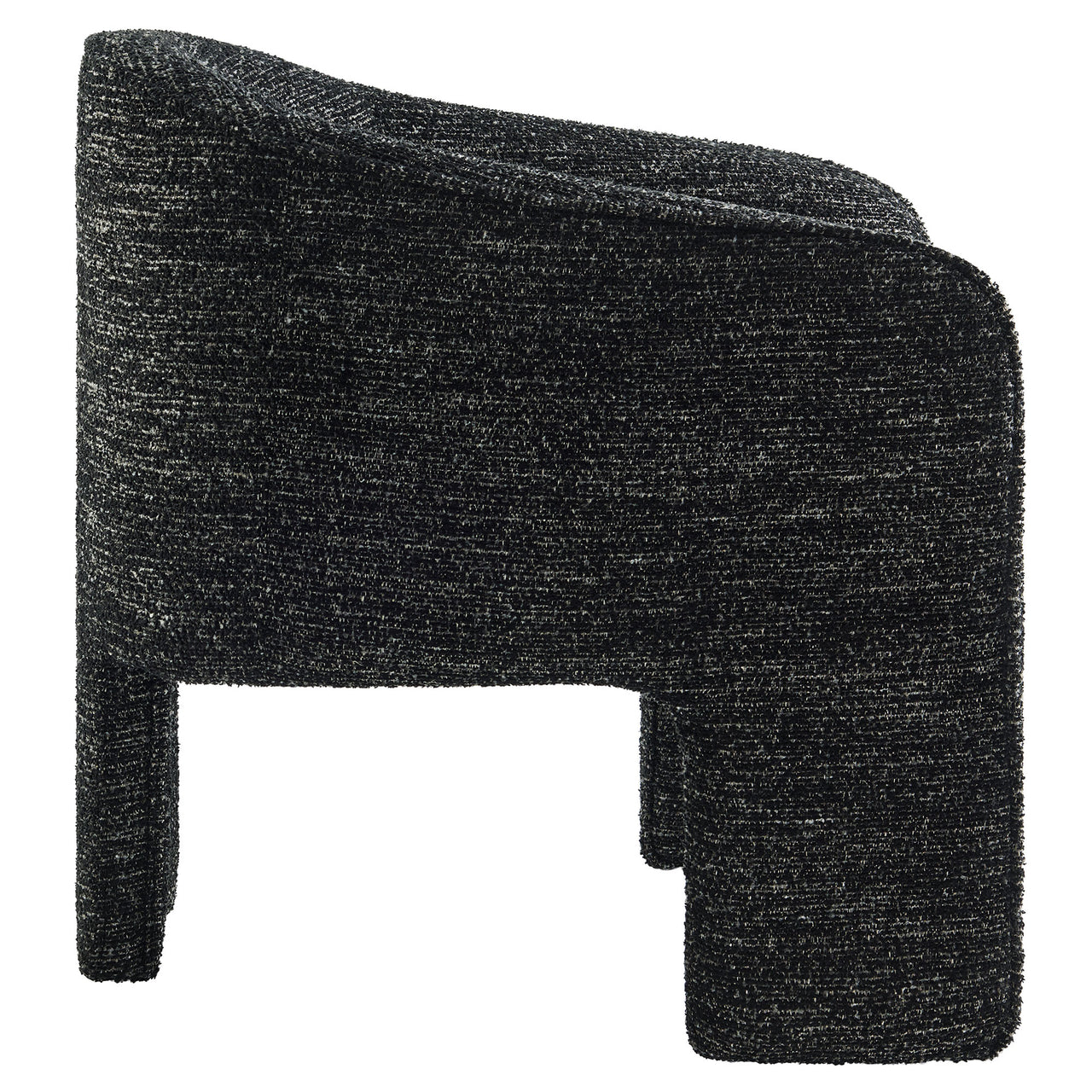 Rheon Upholstered Boucle Accent Armchair, Charcoal