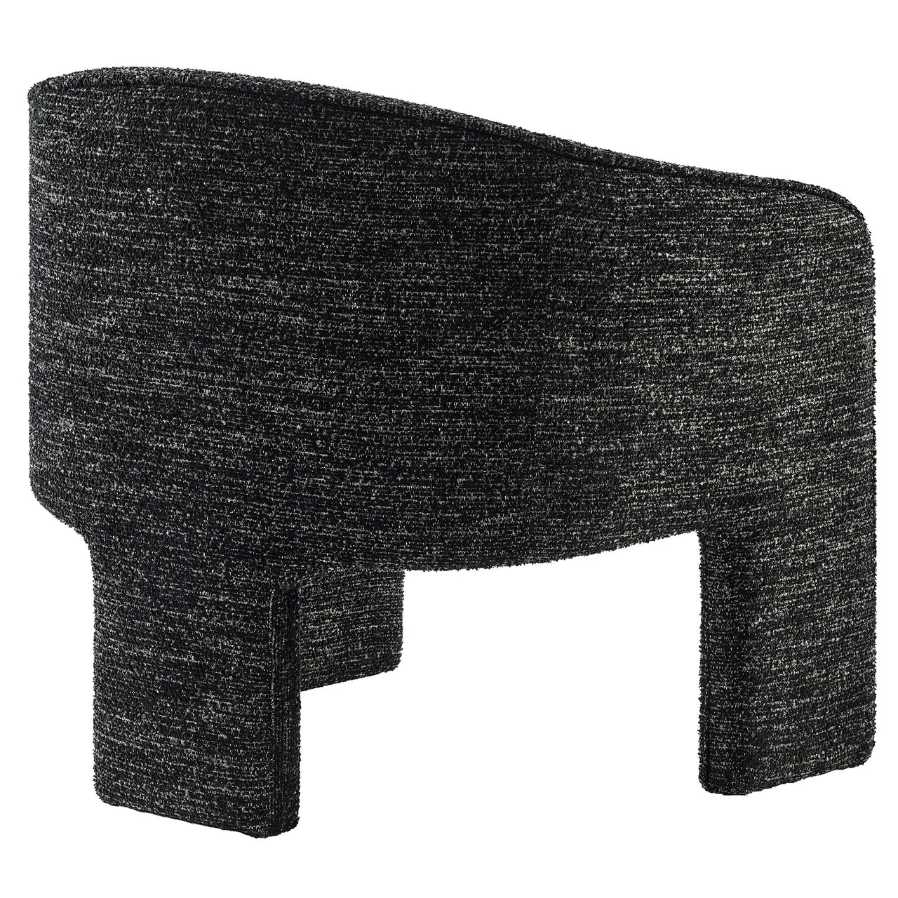 Rheon Upholstered Boucle Accent Armchair, Charcoal