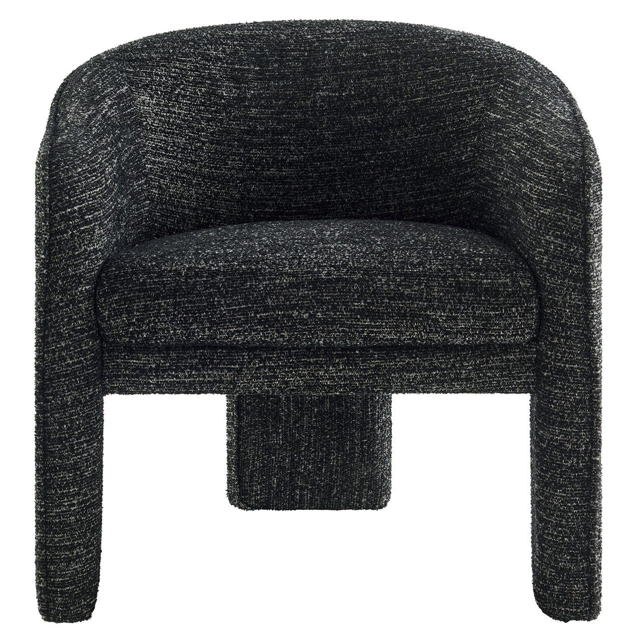 Rheon Upholstered Boucle Accent Armchair, Charcoal