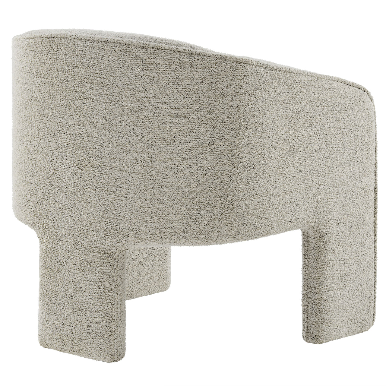 Rheon Upholstered Boucle Accent Armchair, Sand