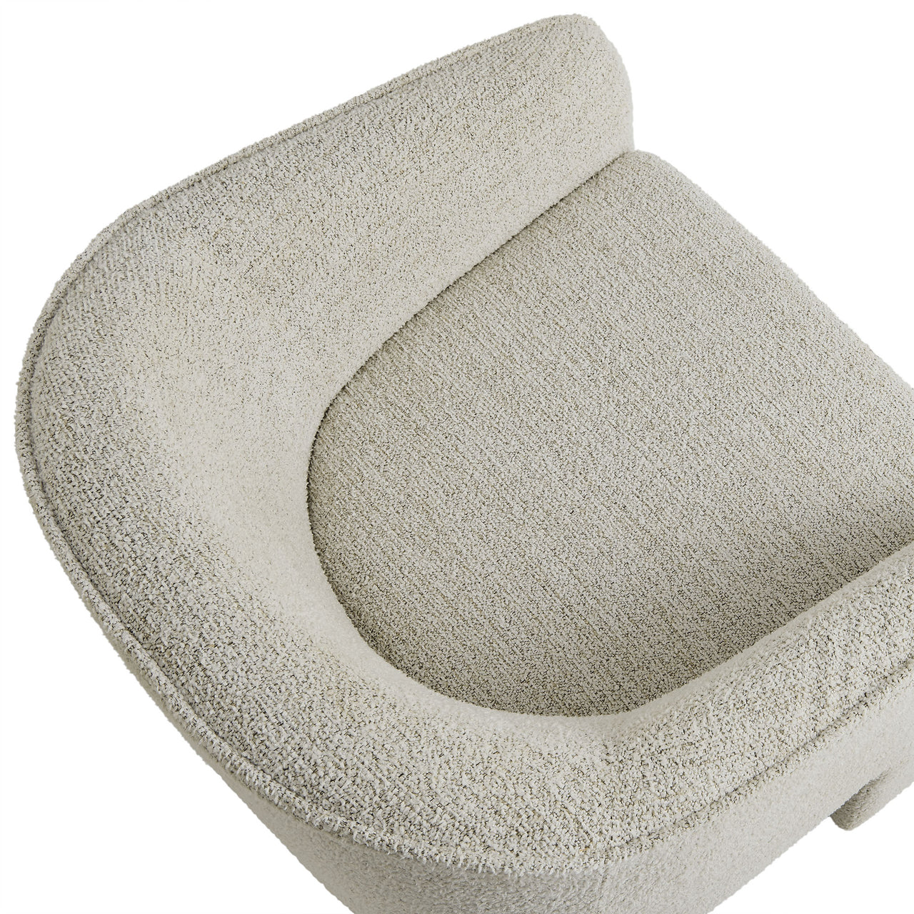 Rheon Upholstered Boucle Accent Armchair, Sand