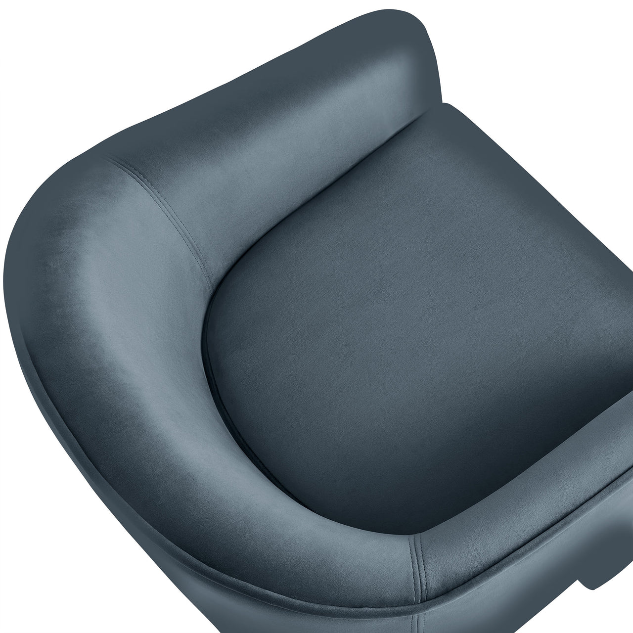 Rheon Upholstered Velvet Armchair, Slate