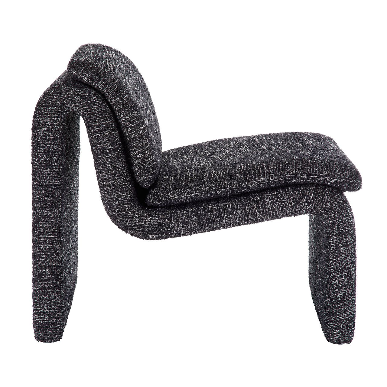 Sandbar Upholstered Boucle Accent Chair, Charcoal