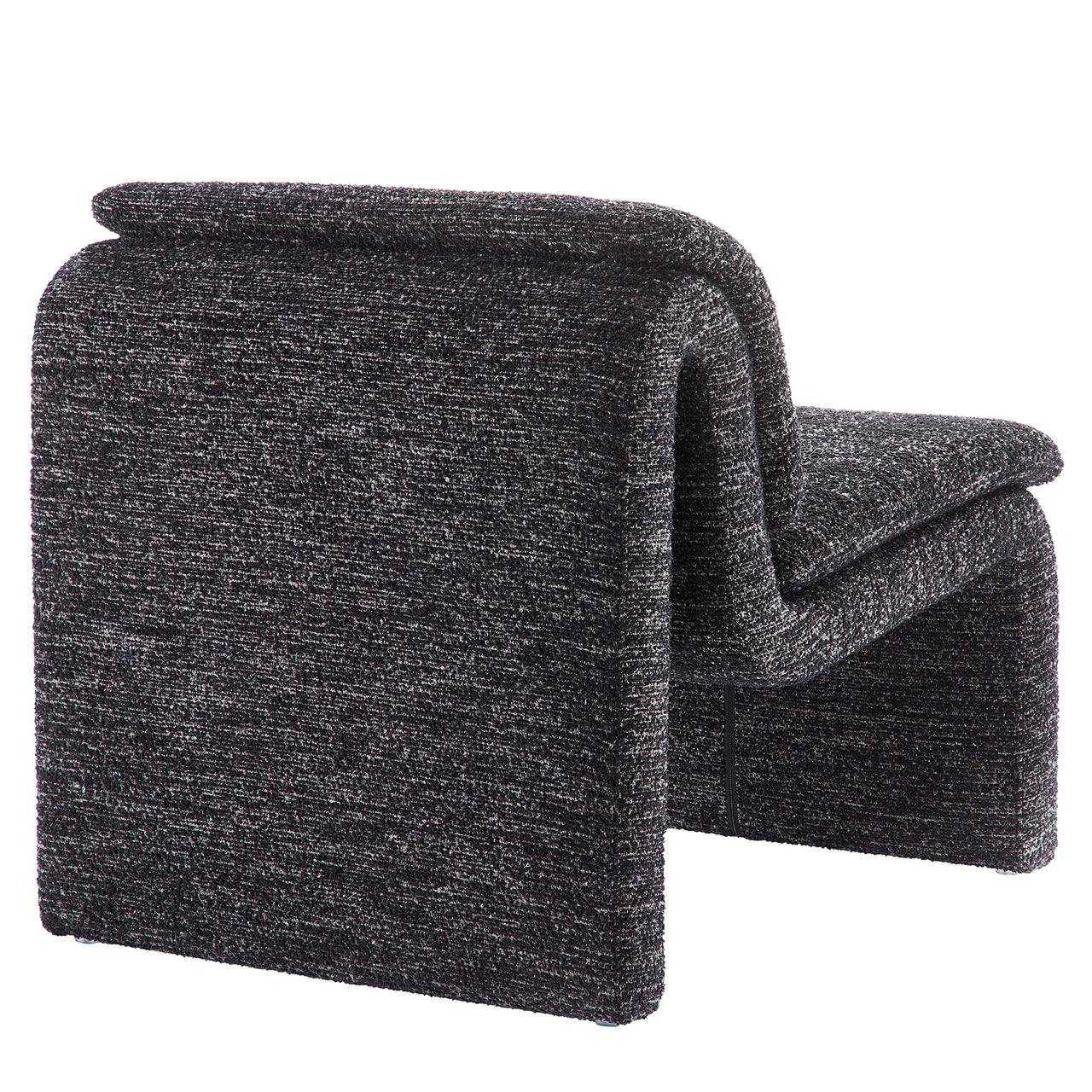 Sandbar Upholstered Boucle Accent Chair, Charcoal