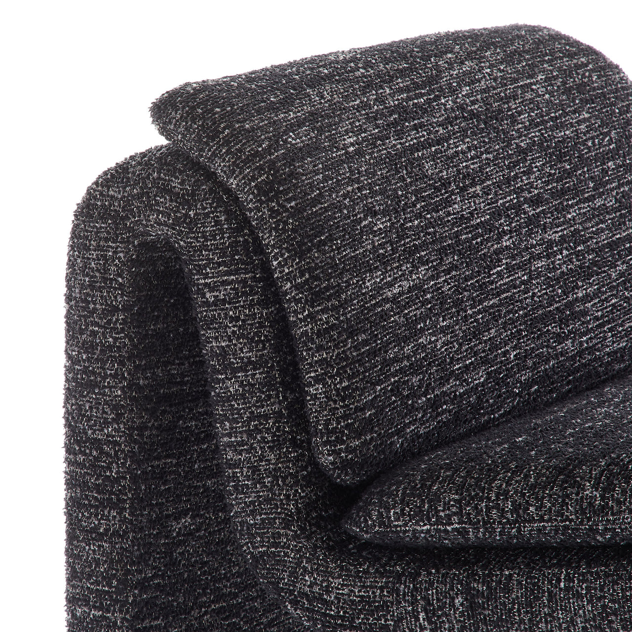 Sandbar Upholstered Boucle Accent Chair, Charcoal