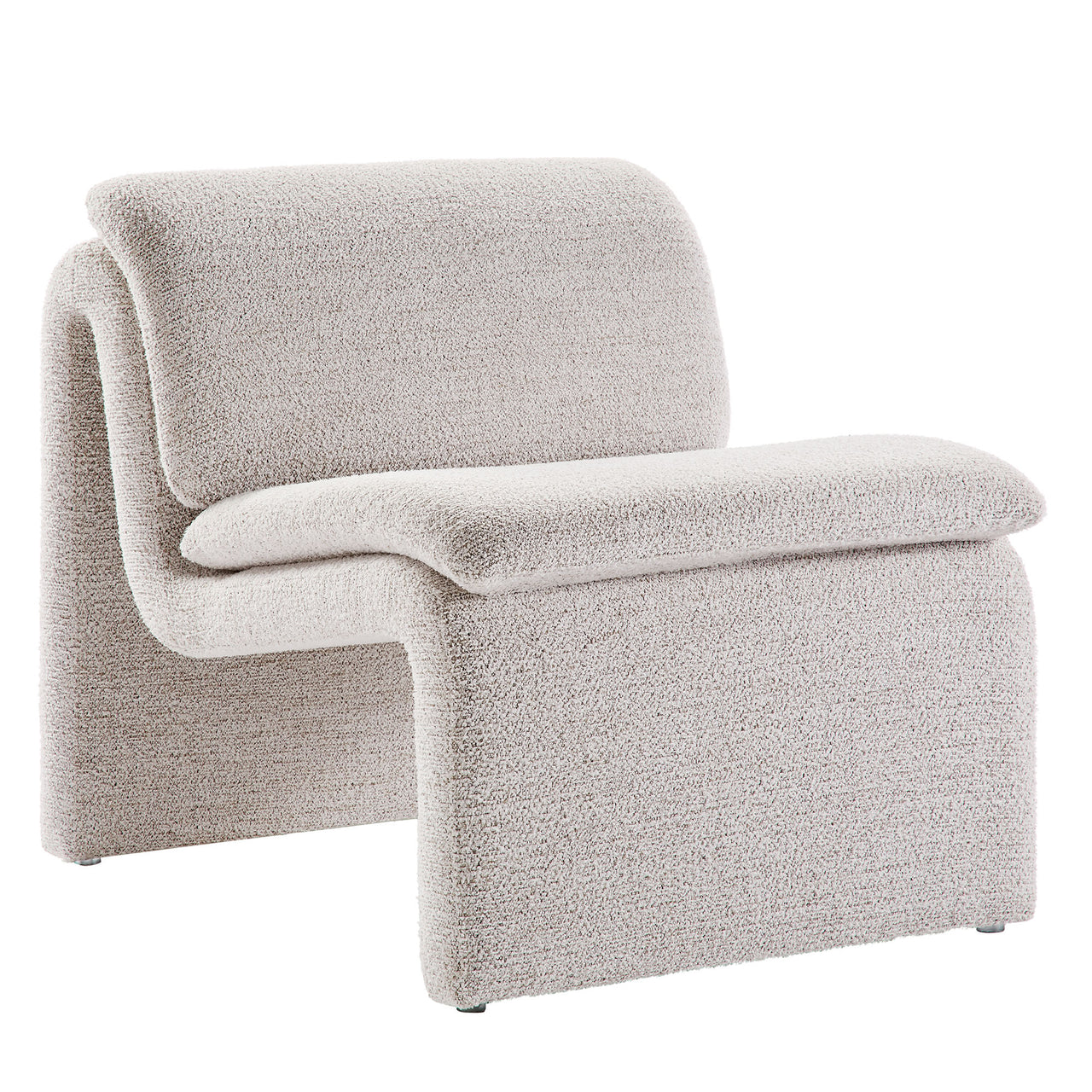 Sandbar Upholstered Boucle Accent Chair, Sand