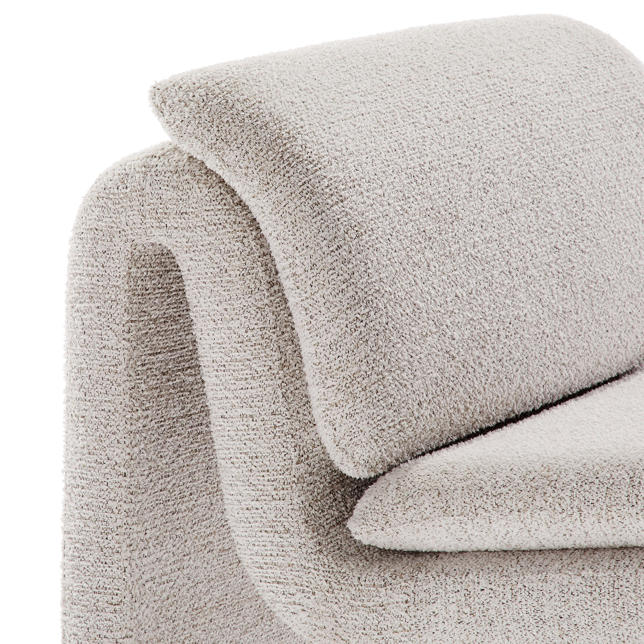 Sandbar Upholstered Boucle Accent Chair, Sand