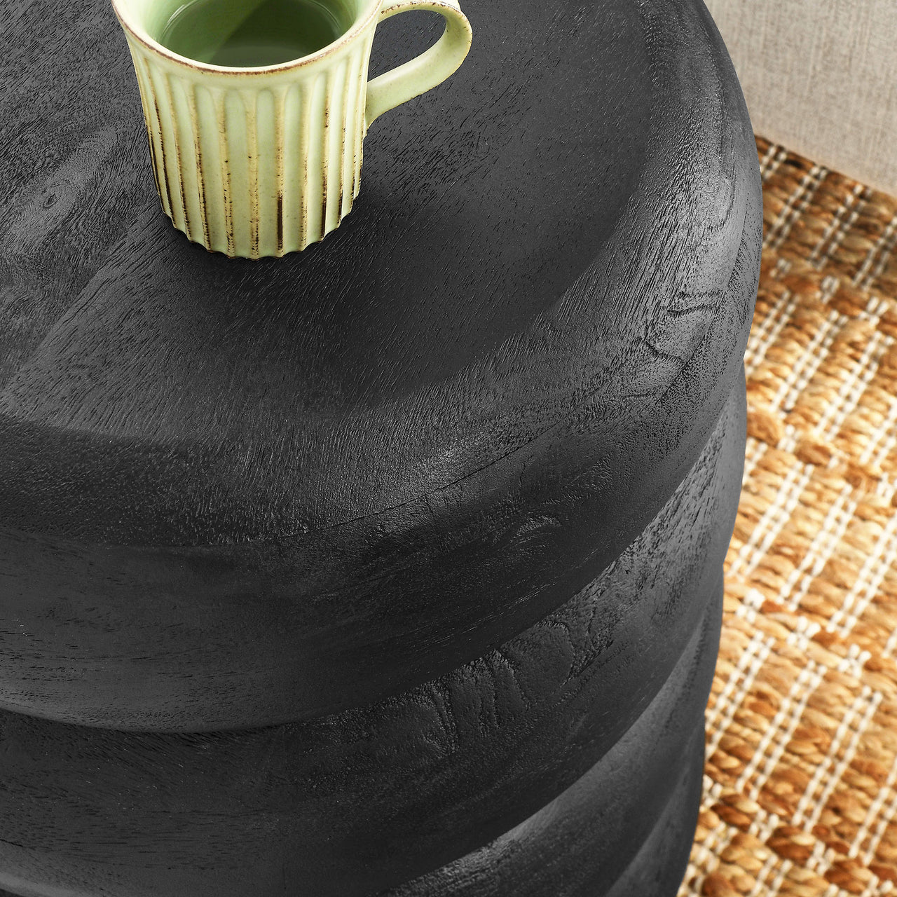 Drevelle Side Table, Black